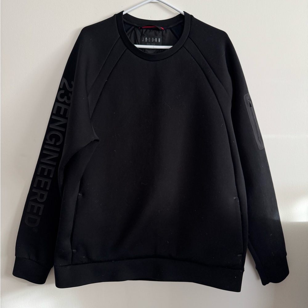 Jordan Men's Black Crewneck Sweater